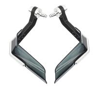 Accessoires tout-terrain Guidon De Main De Moto Guidon Gardes Garde-main Pour Alliage D'aluminium DUCATI + Plastique ABS (Color : Argent)