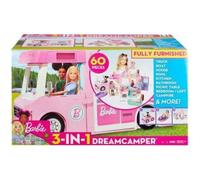Accessoires TV - Barbie - Camping Car - 60 pièces - Rose - Pour enfants à partir de 3 ans