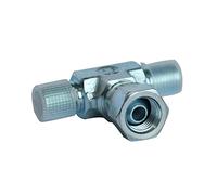 Accessoires Universels De Pulvérisateur De Manomètre De Joint De Pièce En T De Pulvérisateur Sans Air À Haute Pression Appropriés À La Peinture De Titan De Grao Wagner(Silver)