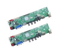 Accessoires Universels For Carte Mère TV LCD V56/V59 Avec Carte Pilote LCD, Compatible Avec L'onduleur Standard DVB-T2(2PCS)