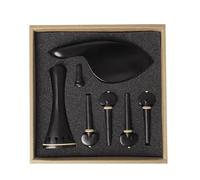 Accessoires Violon Débutant Ensemble D'accessoires Pour Violon 4/4 En Ébène Naturel(Black)