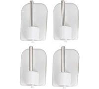Accessoires VITRAGE | | 4 Supports Adhésifs Plast. Fenêtres PVC | Blanc