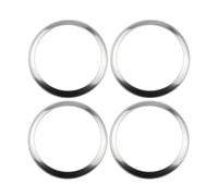 Accessoires Voiture Autocollant Garniture Circulaire Pour Panneau Audio Haut-parleur Portière Voiture Pour Nissan Pour Kicks 2017-2023 Intérieurs Trim(Argent)