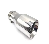 Accessoires Voiture Embout D'échappement Universel En Acier Inoxydable 1 Pièce Tuyau De Silencieux Accessoires De Voiture Pour BMW Gorge Queue(54MM IN 76MM OUT)
