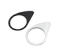 Accessoires Voiture Garniture Décorative Pour Bouton Réglage Du Rétroviseur Voiture Pour Ford Pour Focus 3 Pour MK3 LHD 2012-2018 Intérieurs Trim(Glossy Silver)