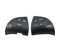 Accessoires Voiture Haut-parleur Bluetooth Multifonctionnel Interrupteur À Bouton Pour Toyota Pour Lexus EPour S350 2006-12 Volant 84250 33190 Musique DVD Boutons de Navigation contrôleur(Le noir)