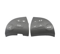 Accessoires Voiture Haut-parleur Bluetooth Multifonctionnel Interrupteur À Bouton Pour Toyota Pour Lexus EPour S350 2006-12 Volant 84250 33190 Musique DVD Boutons de Navigation contrôleur(Grey)