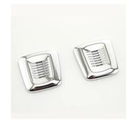 Accessoires Voiture Lot 2 Caches Microphone Toit Intérieur En ABS Chromé Pour BMW F30 F32 F07 F10 F15 F12 F25 X3 X5 3 4 5 6 Intérieurs Trim(Bright silver)