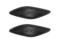Accessoires Voiture Pour Benz Pour CLA 2019-2024 W118 Couvercle Klaxon Voiture Couvercle Protection Klaxon Porte Couvercle Klaxon Tableau Bord(Black-A-Pillar)