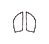 Accessoires Voiture Pour BMW F20 F21 F22 F23 Séries Tableau Bord Sortie D'aération Latérale Garniture Autocollant Intérieur Voiture Moulage Intérieure(Fibre de carbone noir)