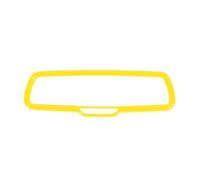 Accessoires Voiture Pour Dodge Pour RAM 2010 Pour Charger Pour Challenger 2015 Autocollants Couverture Décoration Rétroviseur Intérieur Voiture Moulage Intérieure(Jaune)