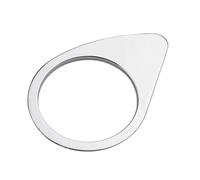 Accessoires Voiture Pour Ford Pour Focus 3 4 Pour MK3 Pour MK4 2012-2018 Garniture Panneau Bouton Réglage Rétroviseur Chromé Intérieurs Trim