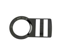 Accessoires Voiture Pour Opel Pour Mokka Pour ASTRA J Style Voiture En Acier Inoxydable Interrupteur Phare Décoration Autocollant Garniture LHD Intérieurs Trim(2 Hole Black)