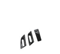 Accessoires Voiture Pour Peugeot 3008 5008 GT 2016-2023 Autocollant Climatisation Contrôle Central Voiture Accessoires Intérieurs Trim(Noir carbone)