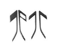 Accessoires Voiture Pour VW Pour Golf 8 Pour GTI MK8 2021-2023 Couvercle Poignée Porte Intérieure Carbone D'intérieur Voiture Autocollants Décoratifs(Black LHD)