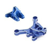 Accessoires voitures RC Compatible Avec ARRMA Pour BLX 6S Pour Typhon Pour Talion Pour Mojave 1/7 1/8 RC Accessoires De Pièces De Voiture Attelle Centrale En Métal Montage Avant Et Arrière(Blue)