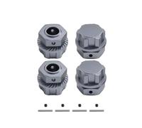 Accessoires Voitures RC Compatible avec Arrma pour KRATON 8S pour Outcast 1/5 RC Accessoires De Voiture 4 Connecteurs De Roue Cannelés Métalliques De 24 Mm