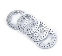 Accessoires voitures RC Compatible Avec Axial Pour Wraith TRX- 4 1/10 RC, Pièces De Mise À Niveau De Voiture Sur Chenilles, Accessoires En Aluminium, Anneaux Extérieurs Beadlock De 2.2 Pouces(Silver)