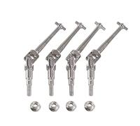 Accessoires voitures RC Compatible Avec MJX Pour Hyper Go 14209 14210 16207 16208 H16 1/14 1/16 RC, Pièces De Mise À Niveau De Voiture, Accessoires, Écrou Métallique, Arbre D'entraînement CVD(Silver)