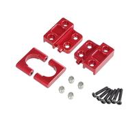 Accessoires voitures RC Compatible Avec MN Pour MN82 LC79 Pour MN78 1/12 Amélioration De La Voiture Télécommandée Pièces Métal Essieu Arrière Pour Fixation De La Plaque À Ressort Du Siège(Red)