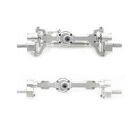 Accessoires voitures RC Compatible Avec MN Pour MN99S Pour MN98 D90 D91 D99 D99S MN90 1/12 RC Accessoires De Mise À Niveau Pour Voiture Pièces : Essieu Portique Avant Et Arrière En Métal(Silver)