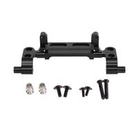 Accessoires voitures RC Compatible Avec MN82 Pour MN78 LC79 Pour MN168 1/12 RC Mise À Niveau De Voiture Pièces De Rechange Accessoires Support De Tige En Métal Pont Base De Tige De Servomoteur(Black)