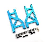 Accessoires Voitures RC Compatible avec Tamiya 1/10 DT04 58741 DT03 58587 58628 RC, Pièces De Mise À Niveau De Voiture, Accessoires Inférieur Arrière en Métal pour Composants De Bras Oscillant(Blue)