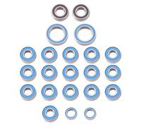 Accessoires Voitures RC Compatible avec Tamiya CC02 1/10 RC Améliorations pour Voiture Pièces De Modification Accessoires Kit De 22 Roulements À Billes Étanches en Caoutchouc