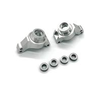 Accessoires Voitures RC Compatible avec Tamiya Fighter NXGEN DT04 58741 Pièces Et Accessoires De Mise À Niveau pour Voiture RC 1/10 : Roue Arrière en Métal pour Siège(Silver)
