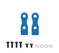 Accessoires Voitures RC Compatible avec Tamiya Ford TT01 Form TT02 RC Amélioration De La Voiture Accessoires De Remplacement Et De Modification Pièces Support De Servo LY160(Blue)