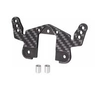 Accessoires Voitures RC Compatible avec Tamiya pour Hotshot II 58737 1/10 Pièces De Mise À Niveau pour Voitures Télécommandées Support D'amortisseur Arrière en Fibre De Carbone