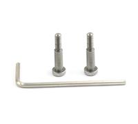 Accessoires Voitures RC Compatible avec Tamiya pour TT01 pour TT02 CC01 CC02 pour GF01 DF02 DT02 RC Pièces De Voiture Accessoires Métal Faible Friction Étape Vis 54409
