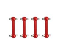 Accessoires Voitures RC Compatible avec Tamiya pour TT01 pour TT02 TT01D TT01E 1/10 Voiture RC Pièces Et Accessoires De Mise À Niveau en Métal Arbre De Transmission Carré De Transmission CVD(Red)