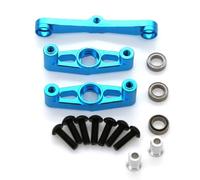 Accessoires Voitures RC Compatible avec Tamiya pour TT02 1/10 RC, Mise À Niveau De Voiture, Pièces De Modification, Accessoires, Assemblage De Direction en Métal avec Roulement