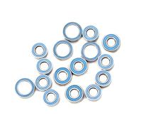 Accessoires Voitures RC Compatible avec Tamiya pour TT02 TT02D TT-02D 1/10 RC Améliorations pour Voiture Pièces Et Accessoires Kit De 16 Roulements À Billes Étanches en Caoutchouc