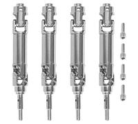 Accessoires voitures RC Compatible Avec Traxxas Pour Mini Pour XRT 108076-1 1/16 RC, Pièces De Mise À Niveau De Voiture, Accessoires, Arbres D'entraînement CVD En Acier Inoxydable 99MM(Silver)