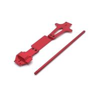 Accessoires voitures RC Compatible Avec WLtoys 144001 144002 RC, Pièces De Modification De Mise À Niveau De Voiture, Accessoires Plaque De Deuxième Étage En Métal, Arbre D'entraînement Central(Red)