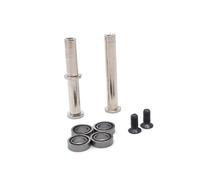 Accessoires Voitures RC Compatible avec WLtoys 144010 144001 144002 124016 127017 124018 124019 LC 1/14 RC Pièces De Voiture Colonne De Direction À Roulement en Métal 4 * 7 * 2
