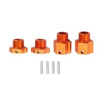 Accessoires voitures RC Compatible Avec ZD Pour Racing EX-07 1/7 Accessoires Pour Voitures Télécommandées 4 Connecteurs Hexagonaux Métalliques Pour Moyeux De Roues Avant Et Arrière 8554 8555