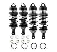 Accessoires voitures RC Pour Arrma 1/7 Pour Infraction 6s Pour Blx Pour Felony Pour Pour Limitless Pour Roller Pièces Et Accessoires Mise À Niveau De Voiture RC Avec Amortisseur En Métal(Black)