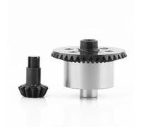 Accessoires voitures RC Pour Arrma Pour Kraton Pour Senton Big Pour Rock Pour Granite Pour Outcast 4x4 1/10 Boîtier Différentiel Métallique 37 Dents Pignon Principal D'entrée 13 Dents(Silver)
