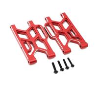 Accessoires voitures RC Pour Arrma Pour Mojave 4S 4X4 Pour BLX 1/8 Bras Suspension Avant Métal Voiture Radiocommandée Pour Swing Accessoires Mises À Niveau Remplacement(Red)