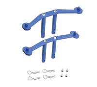 Accessoires voitures RC Pour Arrma Pour Senton Pour Rock Pour Vorteks Pour Granite 1/10 Carrosserie Aluminium Montage Sur Poteau Améliorations Réparations Voitures Radiocommandées(Blue)