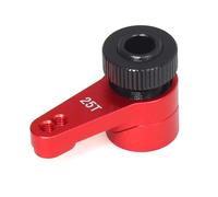 Accessoires Voitures RC pour Axial pour Capra UTB10 1.9 pour UTB 1/10 Métal 25T Bras Servo Servo Économiseur Ensemble RC Crawler Voiture Mise À Niveau Pièces Accessoires(Red)