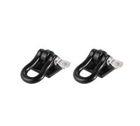 Accessoires voitures RC Pour Axial Pour SCX10 90046 Pour TRX4 D90 1/10 Crochet Remorquage Remorque D'escalade Métal Crochets Boucle Manilles Treuil Accessoire Pièces Voiture Camion Chenilles RC(Black)