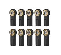 Accessoires Voitures RC pour Axial pour SCX10 D90 pour TRX4 pour TRX6 pour Tamiya CC01 1/10 Métal M4 M3 Lien Biellette D'extrémité Rotule Amortisseur RC Pièces De Voiture sur Chenilles(Black,M4)