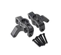 Accessoires voitures RC Pour Hyper Go Pour Mjx 14209 14210 H14BM 1/14 Coupelle Direction Métal Voiture Télécommandée Véhicules À Chenilles Accessoires Mises Niveau Remplacements(Gray)