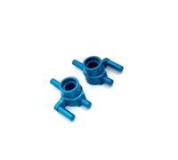 Accessoires voitures RC Pour MINI-Q 1/28 Coupelle Direction Arrière Métal Voiture Télécommandée Camion Véhicule Tout Pour Terrain À Chenilles Accessoires Mise À Niveau Remplacement Utilisation(Blue)