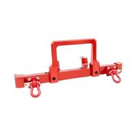 Accessoires voitures RC Pour MN D90 D91 D96 MN90 Pour MN99S 1/12 Pare chocs Avant Métal RC Voiture Tout Pour Terrain Véhicule À Chenilles Accessoires Mise À Niveau Remplacement Utilisation(Red)