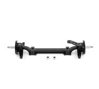 Accessoires Voitures RC pour Tamiya 1/14 Métal Essieu Avant Ensemble Direction Lien Poteau Liaison Tige Pas De Assistée RC Camion Tracteur Voiture Mises À Niveau Pièces(Size 1)